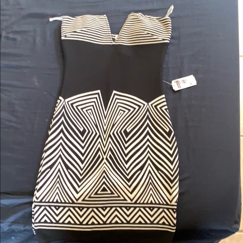 Strapless padded dress